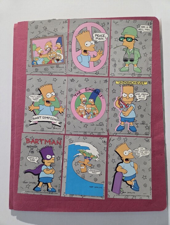 Simpsons Other - The Simpsons - Vintage 1990 Topps The Simpsons Cards - Complete Set With Extras